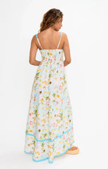 Getaway Maxi Dress ~ Seaside Treasures Blue Scallop