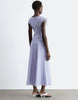 & Other Stories linen midi dress with asymmetric hem in light lilac