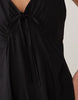 Esmée strappy mini beach dress in black