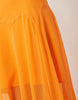 cami chiffon maxi dress in bright orange