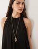 sleeveless maxi dress with puff hem in black