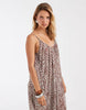 House of Sunny floaty mesh trapeze dress in zebra print