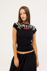 Neovision Virus Baby Tee Black