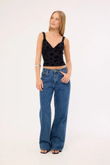 Luck & Trouble Gia Cami Top Black
