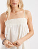 Aray babydoll mini beach dress in off-white