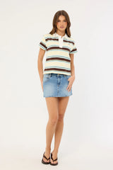 Abrand 99 Skirt Paloma Mid Blue Denim
