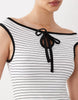 Miss Selfridge off shoulder mini dress with keyhole detail