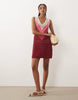 Mango Teen knit mini dress in multi