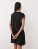 mini smock dress in black