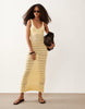 Miss Selfridge crochet maxi dress in buttermilk