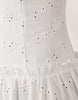 broderie cami maxi dress in white