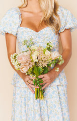 Va Va Midi Dress ~ Charming Rose