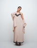 Curve cami lace detailing maxi sundress in stripes