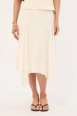 Perfect Stranger Lula Midi Skirt Cream