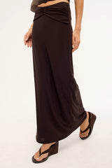 Perfect Stranger Aria Maxi Skirt Brown