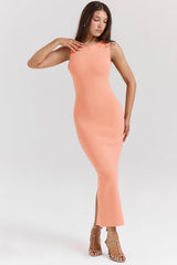 sorbet knit maxi dress