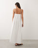 Esmée maxi beach dress in white