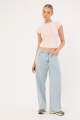 Thrills Suspended In Time Club Tee Mauve Chalk