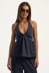 Perfect Stranger Zola Halter Top Ink