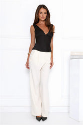 Eden Essence Satin Top Black