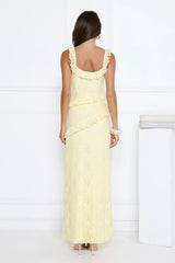 Golden Dusk Lace Maxi Dress Butter