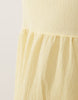 Mamalicious Maternity sleeveless drop hem detail midi dress in yellow