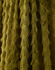 wave textured bubble sweetheart neck mini dress in olive green
