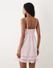 Miss Selfridge cami lace detail mini dress in pink