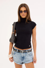 Neovision Link Hook And Eye Tee Black