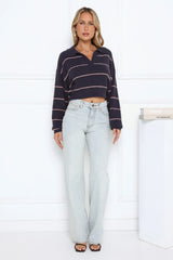 Noir Glow Sweater Navy