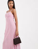 Vero Moda broderie cami maxi dress in light pink