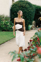 Perfect Stranger Haverly Midi Dress Off White