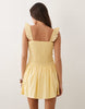 Esmée mini beach dress in yellow