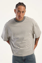 Lioness Bloom Short Sleeve Ash Stripe