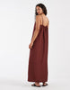 Vero Moda crinkle textured woven full cami maxi dress in andorra red