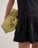 Topshop poplin dropped waist square neck throw on mini sundress in black