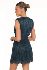 Cara Mini Dress - Navy