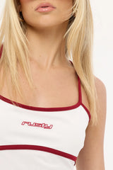 Rusty Freo King Fitted Top White
