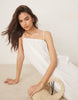 JDY Tall cheesecloth sleeveless maxi dress in white