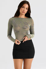 black sculpting mini skirt