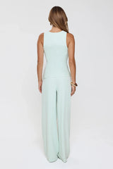 Minimalist Vibe Tailored Top Mint