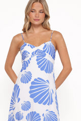 Tyla Maxi Dress - Blue Shell