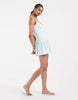 Hollister v neck strappy mini dress in blue stripe