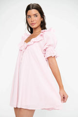 Toulouse Dress ~ Pink Eyelet