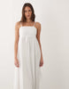 Esmée maxi beach dress in white