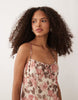 Miss Selfridge milkmaid midaxi dress in floral print