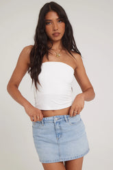 Thrills Sophie Mini Skirt Ash Blue