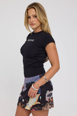 Basic Pleasure Mode Rave Mini Skirt Multi