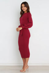 Helena Dress - Wine