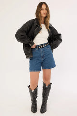 Thrills Koko Short Vintage Rinse Blue